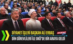 OSMANİYE: ERBAŞ, OKÜ'DE DİN GÖREVLİLERİ İLE BULUŞTU