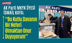 OSMANİYE: AK PARTİ MKYK ÜYESİ İSMAİL KAYA’DAN TEŞEKKÜR VE VEFA MESAJI