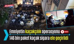 OSMANİYE: ARAÇTA 146 BİN 800 PAKET KAÇAK SİGARA BULUNDU