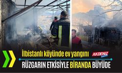 OSMANİYE: EV YAGINI RÜZGARIN ETKİSİYLE BÜYÜDÜ