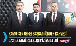 OSMANİYE: KAMU SEN GENEL BAŞKANI KAHVECİ'DEN BAŞHEKİM ZİYARETİ