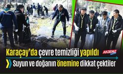 OSMANİYE: KARAÇAY'DA SU VE ÇEVRE TEMİZLİĞİNE DİKKAT ÇEKTİLER