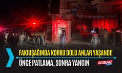 OSMANİYE: MARKETTE ÖNCE PATLAMA SONRA YANGIN