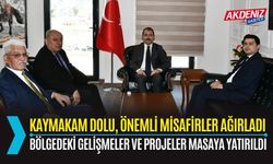 OSMANİYE:SUMBAS KAYMAKAMI VE BAŞKANLARDAN KAYMAKAM DOLU'YA ZİYARET