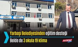 OSMANİYE: YARBAŞI BELEDİYESİ 3 OKULA 19 KLİMA TAKTIRDI