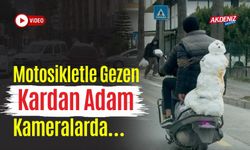 Motosikletle Gezen Kardan Adam Kameralarda…