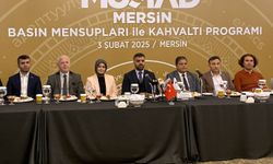 MÜSİAD Mersin Şube Başkanı Mehmet Sait Kayan basın mensuplarıyla buluştu