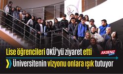 OSMANİYE: LİSE ÖĞRENCİLERİ OKÜ'YÜ ZİYARET ETTİ