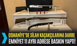 OSMANİYE’DE RUHSATSIZ SİLAH OPERASYONU: 8 ŞÜPHELİYE ADLİ İŞLEM