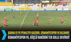 OSMANİYESPOR FK, ADANA 01 FK’YI HAZIRLIK MAÇINDA MAĞLUP ETTİ