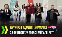 OSMANİYE: TEKVANDO İL SEÇMELERİ TAMAMLANDI