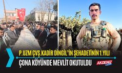 OSMANİYE: ŞEHİT KADİR DİNGİL İÇİN ÇONA KÖYÜNDE MEVLİT OKUTULDU