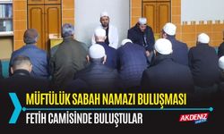 OSMANİYE: SABAH NAMAZI İÇİN FETİH CAMİSİNDE BULUŞTULAR