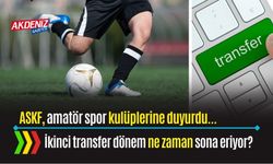 OSMANİYE: ASKF, KULÜPLERE TRANSFER UYARISINDA BULUNDU