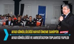 OSMANİYE: AFAD GÖNÜLLÜLÜĞÜNÜN ÖNEMİ KONUŞULDU