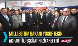 OSMANİYE: BAKAN YUSUF TEKİN, AK PARTİ TEŞKİLATI İLE BULUŞTU