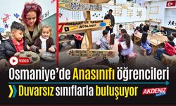 ANAOKULU ÖĞRENCİLERİ "DUVARSIZ SINIFLARA" KAVUŞUYOR