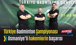 OSMANİYE: BADMİNTON HAKEMLERİ BAŞARIYLA GÖREV ALDI