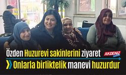 BAŞKAN FATMA ŞAHİN VE ÜYELER, HUZUREVİNİ ZİYARET ETTİ