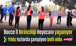 OSMANİYE'DE YILDIZLARDA BOCCE HEYECANI YAŞANDI