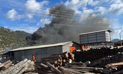 Burdur'da fabrikada çıkan yangın söndürüldü