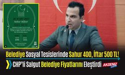 OSMANİYE BELEDİYESİ’NİN İFTAR FİYATLARI TARTIŞILIYOR