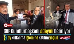 CHP'NİN CUMHURBAŞKANI ADAYLIĞI İÇİN OSMANİYE'DE OY KULLANMA İŞİLEMİ SÜRÜYOR