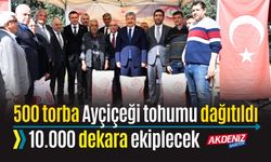 OSMANİYE'DE 1000 ÇİFTÇİYE 500 TORBA AYÇİÇEĞİ TOHUMU DAĞITILDI