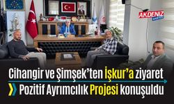 GAZETECİ ALİ CİHANGİR VE ERSİN ŞİMŞEK'TEN İŞ-KUR ZİYARETİ