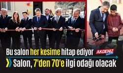 ÇOK AMAÇLI SALON, 7'DEN 70'E HİZMET VERECEK