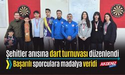 OSMANİYE'DE ŞEHİTLER ANISINA DART TURNUVASI DÜZENLENDİ