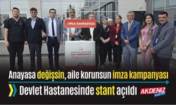 DEVLET HASTANESİNE STANT KURDULAR DESTEK İSTEDİLER