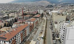 Kahramanmaraş'ın en işlek caddesi hızla yapılıyor