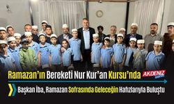 DÜZİÇİ BELEDİYE BAŞKANI BAŞKAN İBA, KUR’AN KURSU ÖĞRENCİLERİYLE İFTARDA BULUŞTU