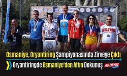 OSMANİYE, ORYANTİRİNG ŞAMPİYONASINDA ZİRVEYE ÇIKTI