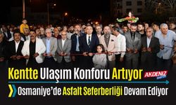 OSMANİYE BELEDİYESİ’NİN ASFALT SEFERBERLİĞİ DEVAM EDİYOR