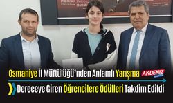 OSMANİYE İL MÜFTÜLÜĞÜ’NDEN ANLAMLI YARIŞMA