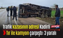 OSMANİYE'DE TIR İLE KAMYON ÇARPIŞTI: 3 YARALI