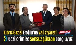 VALİ YILMAZ, "GAZİLERİMİZE ŞÜKRAN BORÇLUYUZ"