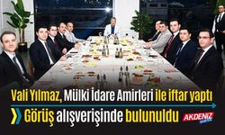 VALİ YILMAZ, MÜLKİ İDARE AMİRLERİ İLE İFTARDA BULUŞTU