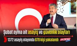 OSMANİYE: ŞUBAT'TA 1372 ASAYİŞ OLAYINDA 878 KİŞİ YAKALANDI