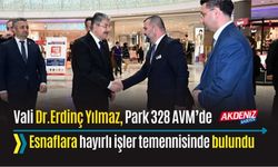 OSMANİYE: VALİ YILMAZ, AVM ESNAFINI ZİYARET ETTİ
