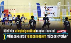 OSMANİYE: KÜÇÜKLER VOLEYBOL YARI FİNAL MAÇLARI BAŞLADI