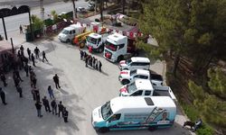 Gülnar Belediyesince 9 araç hizmete sunuldu