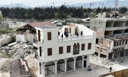 Depremde yıkılan Hatay Edebiyat Müze Kütüphanesinin yeniden inşasında sona yaklaşıldı
