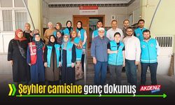 Gençlerden Şeyhler Camisine anlamlı dokunuş
