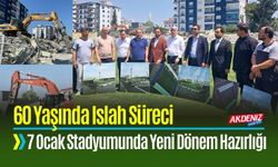 Milletvekili Gülsoy, 7 Ocak Stadyumunu inceledi; Tribün kapasitesi 6380 kişi kapasiteli olacak