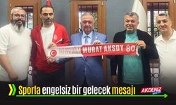 7 Ocak Engelliler Spor Kulübü'nden OTSO'ya ziyaret
