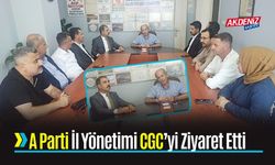 A Parti İl Yönetimi CGC’yi Ziyaret Etti