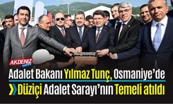 Adalet Bakanı Tunç, Osmaniye'de adalet sarayı temel atma törenine katıldı